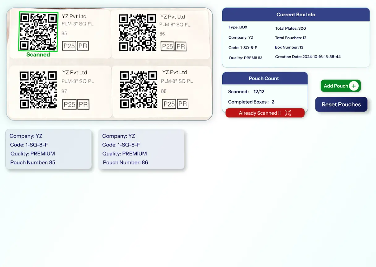 QR Detection and Validation
